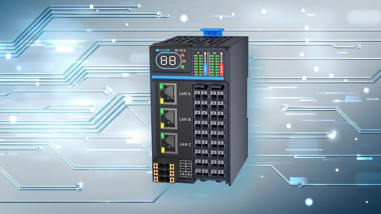聯(lián)誠EC400大型PLC，支持雙PLC冗余